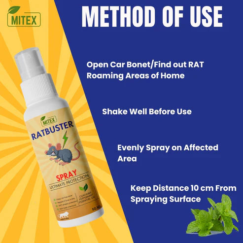 Ratbuster Spray Prevents Rat Attacks (Buy 1 Get 2 Free) (Free Delivery 🚚)