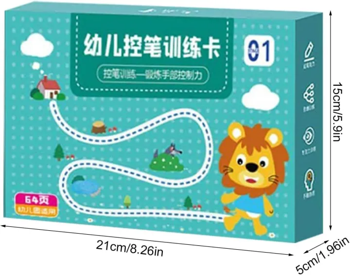 Magical Tracing Workbook Reusable Toddler Learning Toys (Free Delivery 🚚