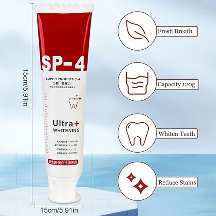 SP-4 Probiotic Whitening Paste (Free Delivery 🚚)