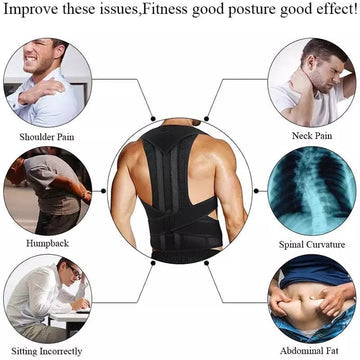 Adjustable Posture Back Belt, Posture Corrector Belt For Men And Women (Free Delivery🚚)