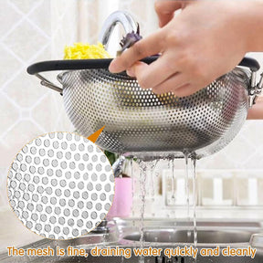 Stainless Steel Drain Basket With Extendable Rubber Handles To Fit Any Sink (Free Delivery 🚚)