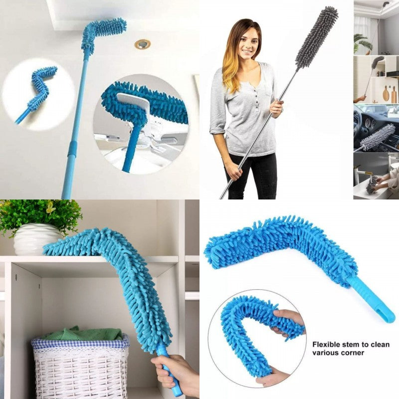 Flexible Microfibre Cleaning Duster with Extendable Rod (Free Deliver)