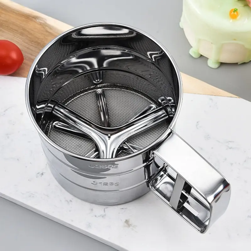 Stainless Steel Flour Sifter (Free Delivery 🚚)