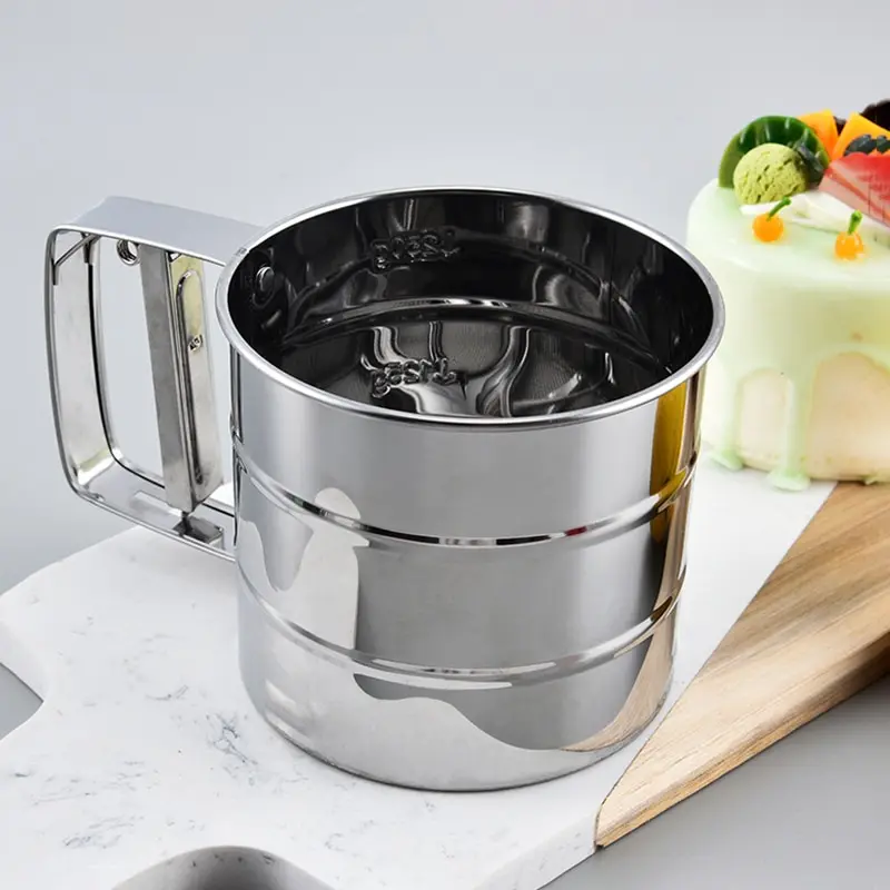 Stainless Steel Flour Sifter (Free Delivery 🚚)