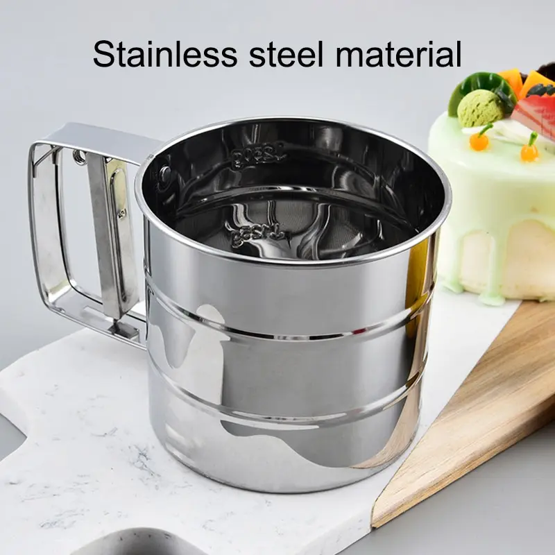 Stainless Steel Flour Sifter (Free Delivery 🚚)