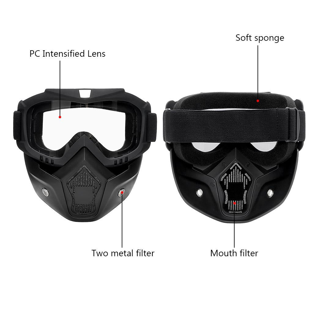 ANTI UV400 GOGGLE FACE MASK (Free Delivery 🚚)