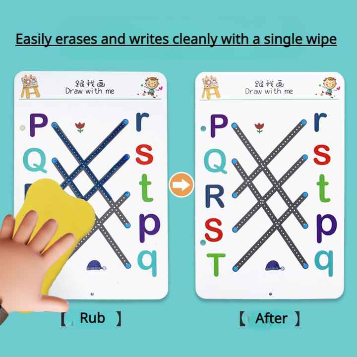 Magical Tracing Workbook Reusable Toddler Learning Toys (Free Delivery 🚚
