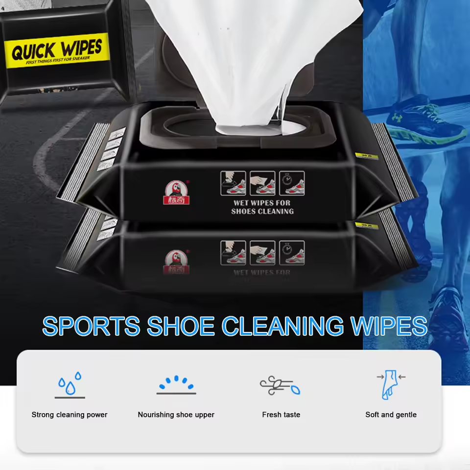 Disposable Shoe Cleaning Wipes - 80 Pcs (Free Delivery 🚚)