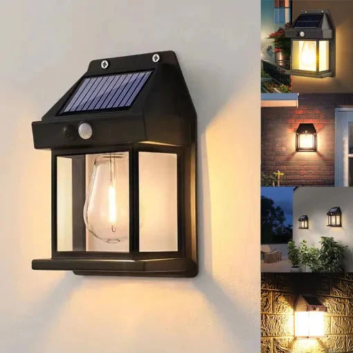 Solar Outdoor Wall Light with Motion Sensor