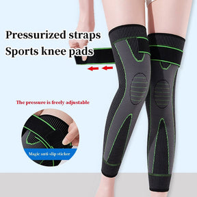 Compression Knee Support Pads With Elastic Anti Slip Straps (Free Delivery 🚚)