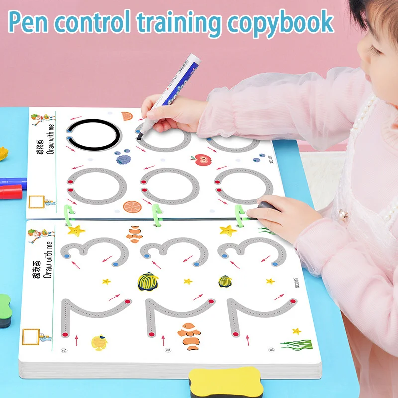 Magical Tracing Workbook Reusable Toddler Learning Toys (Free Delivery 🚚