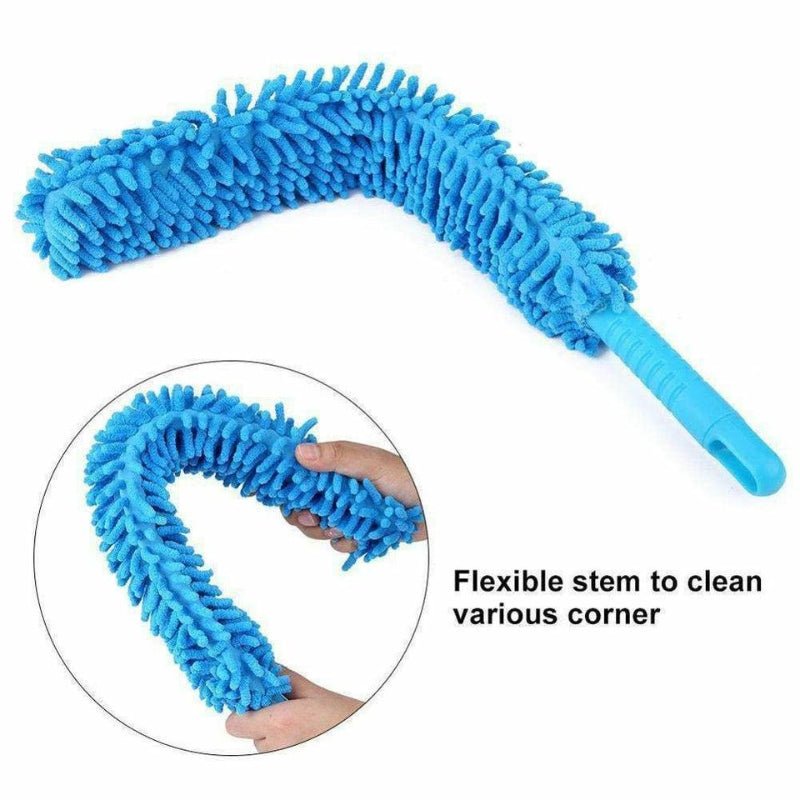 Flexible Microfibre Cleaning Duster with Extendable Rod (Free Deliver)