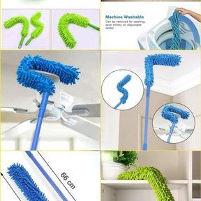 Flexible Microfibre Cleaning Duster with Extendable Rod (Free Deliver)