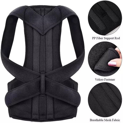 Adjustable Posture Back Belt, Posture Corrector Belt For Men And Women (Free Delivery🚚)