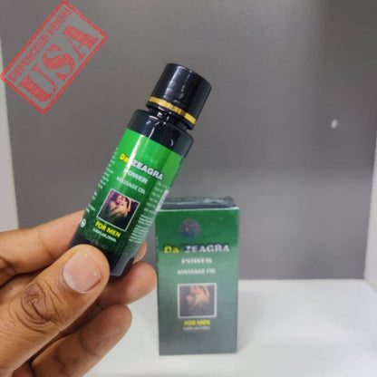 Da Zeagra Oil Power Massage Oil Extra Hard Herbal 25ml (Free Delivery 🚚)