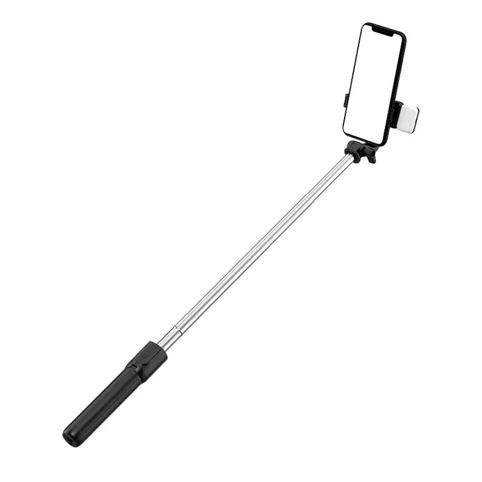 4 in 1 Selfie Stick + Tripod Stand with Light and Wireless Remote